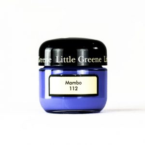 Little Greene Wandfarbe Tester Mambo 112 Farbe Blau
