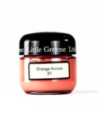 Little Greene Wandfarbe Tester Orange Aurora 21 Farbe Orange Rot