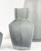 Guaxs Vase Kahulu Small Grau Deko Grey Silbergrau Handgefertigt