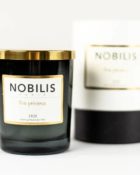 Nobilis Duftkerze Bois Precieux Vanille & Patchouli Kerze Duft Candle Schwarz Gold