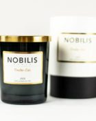 Nobilis Duftkerze Poudre d’Iris Iris-Puder & Veilchen Kerze Duft Candle Schwarz Gold