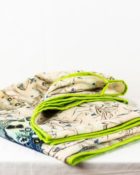 Designers Guild Decke Issoria Jade Grün-Blau Tagesdecke Schmetterling Grün Beige Creme