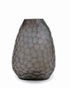Guaxs Vase Otavalo Tall Indigo Smokegrey Glasvase Design Vase hochwertiges Unikat