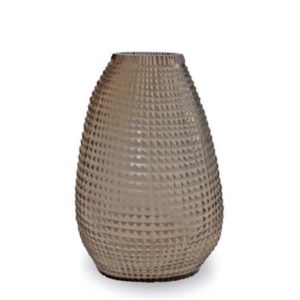 Guaxs Vase Otavalo Tall Grau Smokegrey Glasvase Vase Smokegrey hochwertiges Unikat