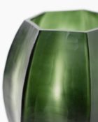 Guaxs Vase Koonam medium grünes Glas grüne Vase hochwertig detail