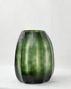 Guaxs Vase Koonam small grünes Glas grüne Vase hochwertig
