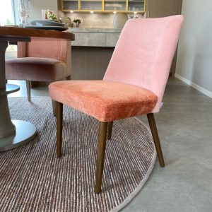 Designers Guild Stuhl Samba Rosa-Orange Esstisch Stuhl Essstuhl Esszimmerstuhl