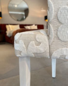 Designers Guild Stuhl Newport weiß Esstisch Stuhl Essstuhl Esszimmerstuhl