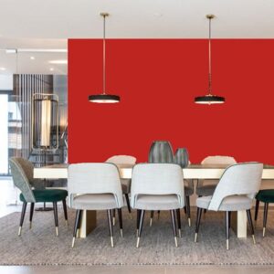 Little Greene Wandfarbe Atomic Red 190 Knalliges Rot Wandfarbe Kräftiges Rot Wandanstrich Leuchtendes Rot Wandfarbe