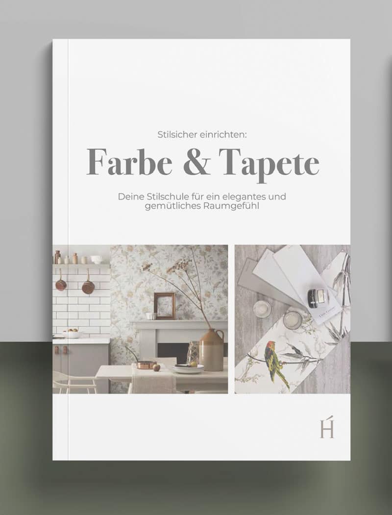 Raum optisch vergrößern Tapete Cover E-Book