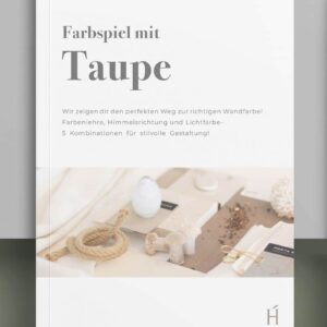 Taupe Wandfarbe E-Book Cover