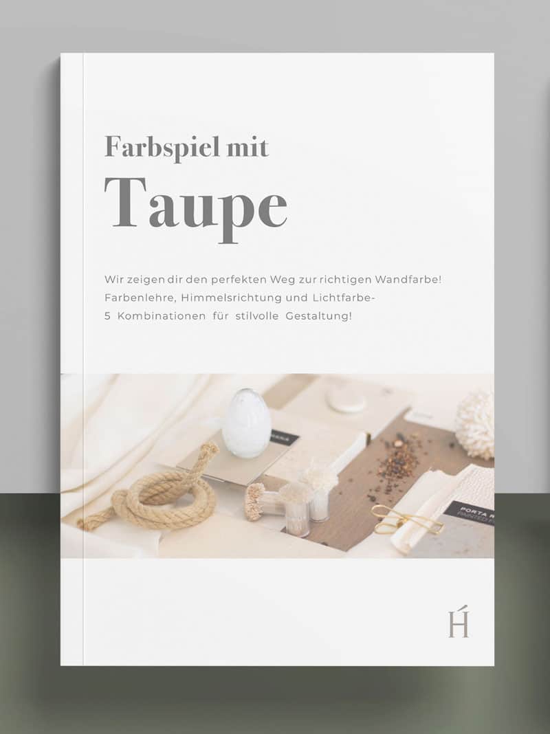 Taupe Wandfarbe E-Book Cover