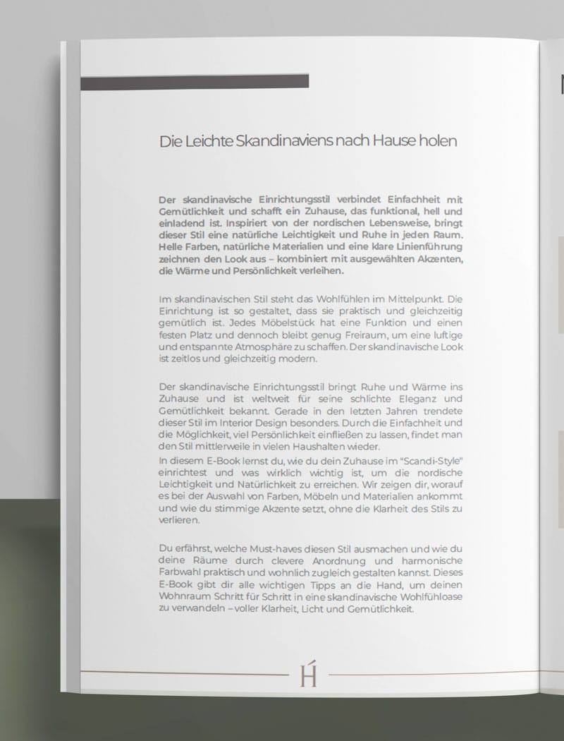 minimalistisch wohnen e-book übersicht