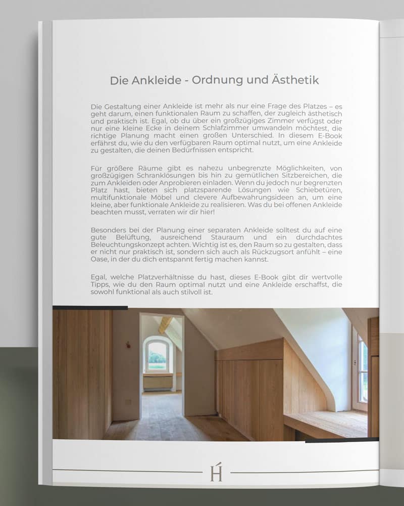 Ankleiderzimmer Idee Einleitung E-Book