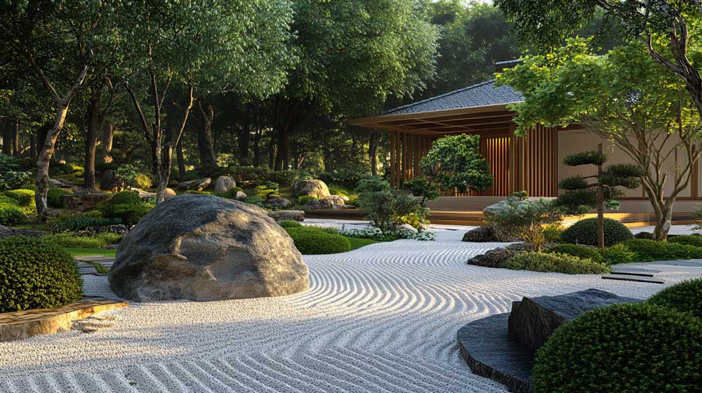 Zen-Garden-III Grundriss Einrichtung Garten Zen