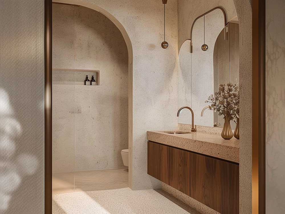 Bogen-2 Badezimmer Ideen mit Bogen