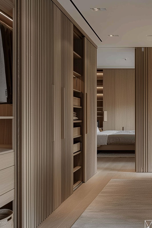 u7811531876_httpss.mj.runfBMypRi9K_c_modern_walk-in_closet_wi_b55df1c1-0829-486e-80a3-da1fbe033b4a_3 schlafzimmer mit ankleide in holz